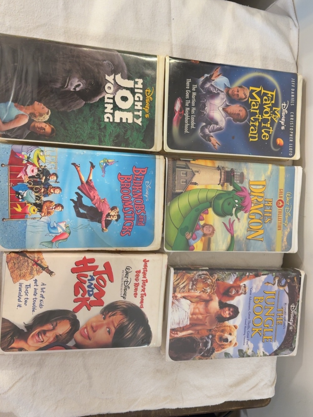 Disney Classic Kids VHS Collection of Six